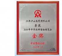 2019年中華商標(biāo)博覽會(huì)金獎(jiǎng)